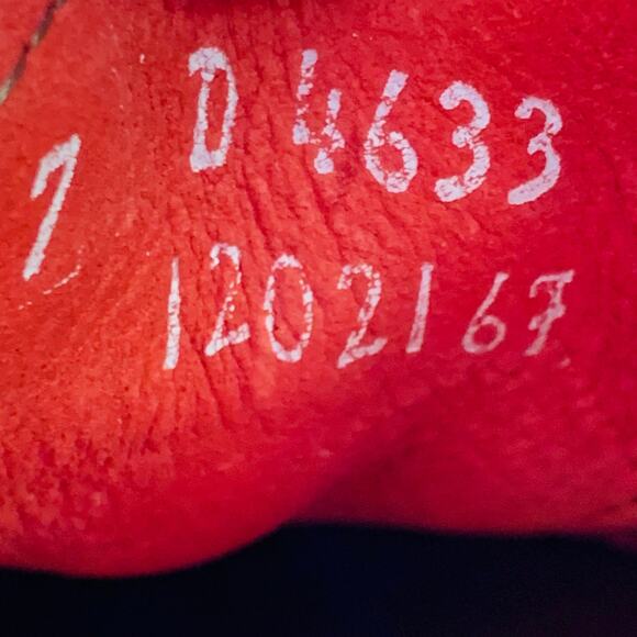 ALLEN EDMONDS Size 7 Strandmok Red Perforated Suede Oxford Lace-Up Shoes - Picture 9 of 9